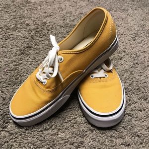 Yellow (mustard) Vans Womens 8
